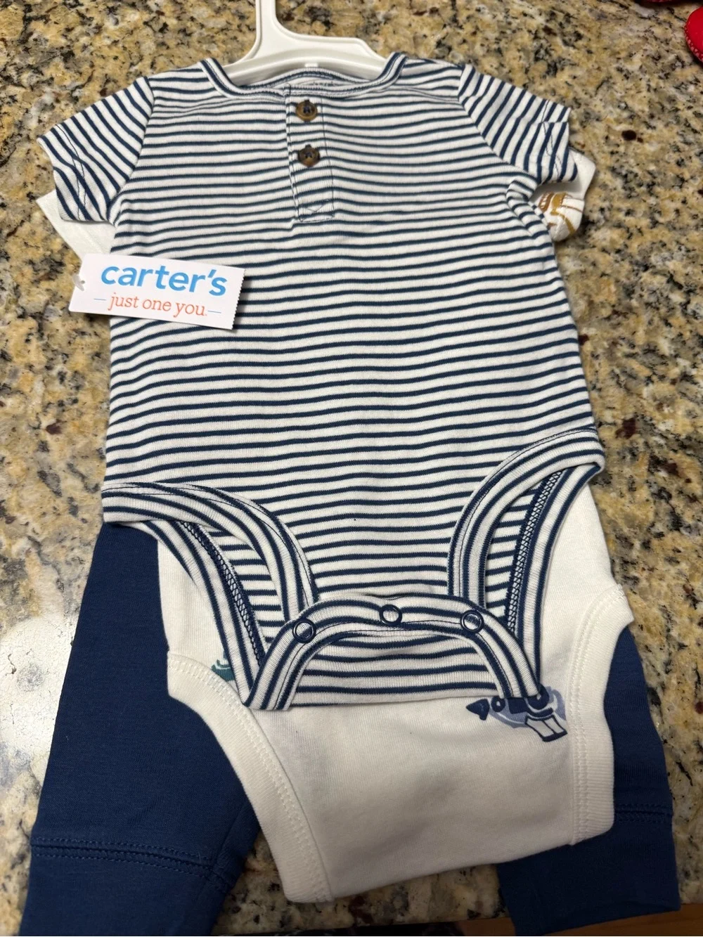 Boys Bundle Duck Goose Capt'n Sailboat Blue Baby One-Piece Set + #5
